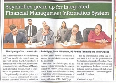 Seychelles IFMIS Project — 1/2